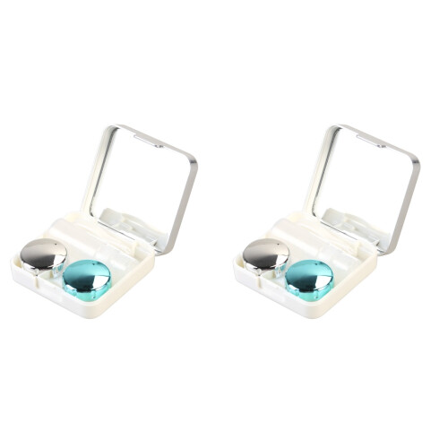 2St Handige Mini Lens Case Beschermt Thuis En 1