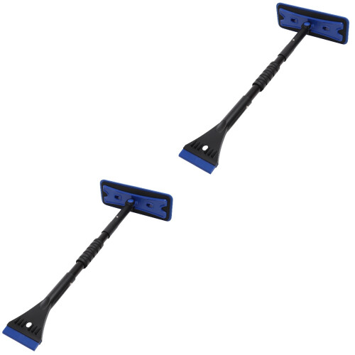 2Sets Autoroestschraper Met En Verstelbare Blauwe Sneeuwborstel 2