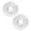2St Duurzame Plastic Flywheel Beschermkap Transparant 9