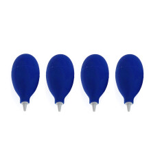 12St Blauwe Siliconen Squeeze Reinigingsballen Voor Lens En Stof