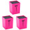 3St Schaarcasus Rosé Haarwerksalon Accessoires Opbergdoos 2