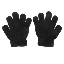 36Paren Stretch Gebreide Kinderhandschoenen Zwart Warm Voor Winter