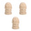 3St Beige Ananas Finials Voor Meubels En 10