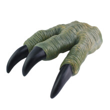 2St Dinosauruspoot Klauwen Olijfgroen Voor En Cosplay Feest