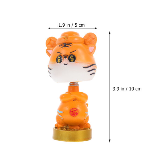 Hars Tijger Beeld Sleutelhanger Desktop Decoratie Jaar Tijger 1