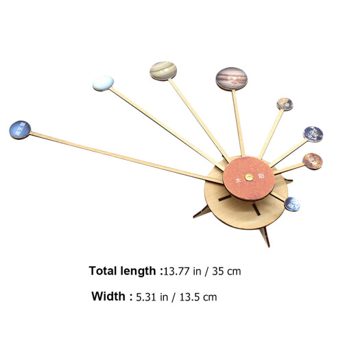3Sets Astronomisch Kinder Speelgoed Zonnestelsel Modellen Multikleur 1