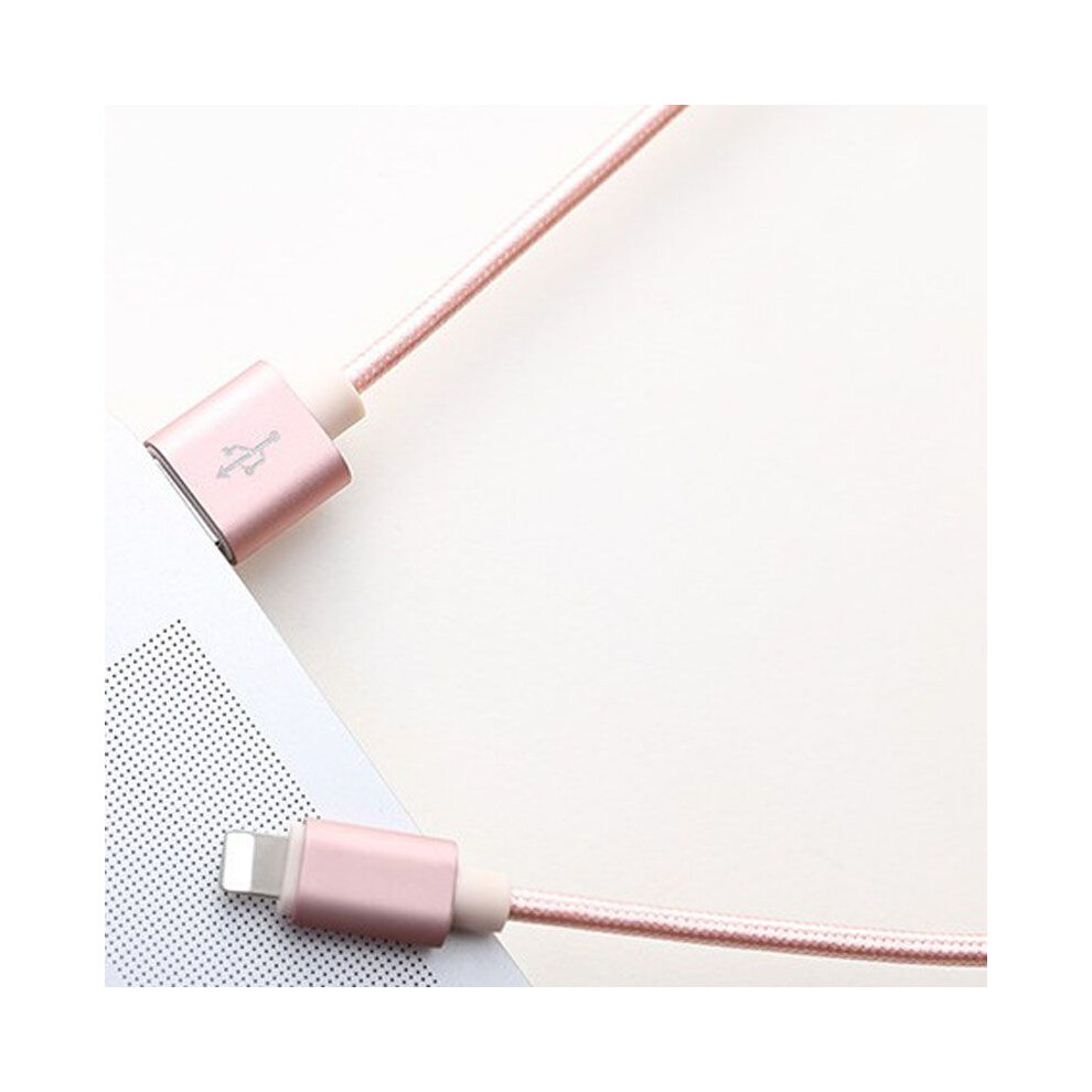 (, 3M) Heavy Duty Nyloncable Metal Braided Usb Charger Cable 1M 2M 3M For Pink 698455446919