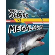 Great White Shark vs Megalodon by Charles C. Hofer Hardcover Book