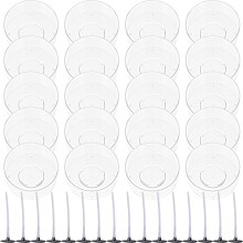 3Ensembles Contenants Ronds En Plastique Transparent Pour Bougies DIY