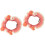 2Pièces Colliers Chat Ajustables Roses Confortables Légers 4