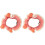2Pièces Colliers Chat Ajustables Roses Confortables Légers 2