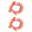 2Pièces Colliers Chat Ajustables Roses Confortables Légers 5