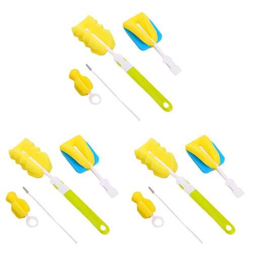 12Pièces Nettoyage Éponge Douce Ergonomique 1