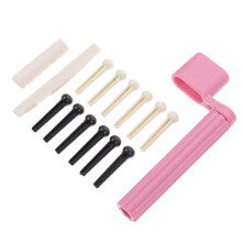 3Ensembles Outils Guitare Pont Selle Cheville Accessoires Colorés