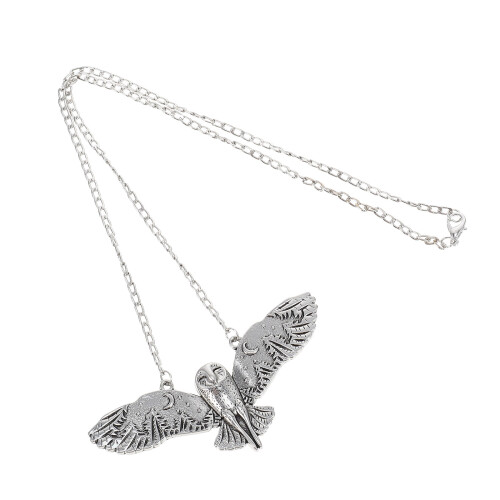 3Pièces Chouette Argent Femme Accessoire Élégant