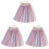 3Pièces Cape Sirène Performance Multi Colorée 3