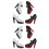 4Paires Mini Talons Hauts Assortis Décoration Et Jeu 5