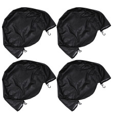 12Pièces Couvre-Roue Résistant Noir Anti-Crevaison Protection Totale