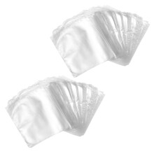 200Pièces Sacs Thermorétractables Pof Transparente Protection Étanche