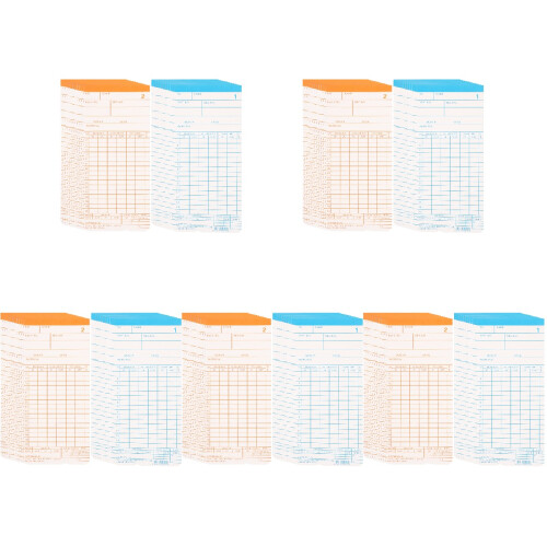 5Ensembles Cartes De Temps Double-Face Usage 1