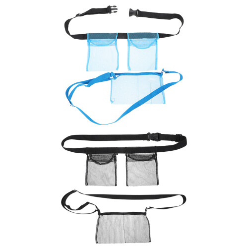 2Ensembles Portable En Mesh Noir Pour Drainage Post-Chirurgical