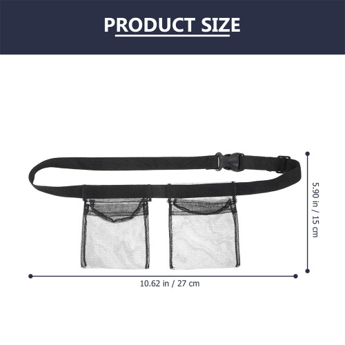 2Ensembles Portable En Mesh Noir Pour Drainage Post-Chirurgical 1
