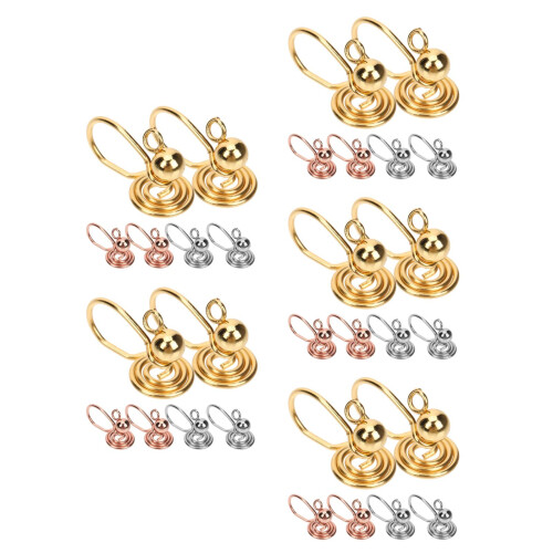 30Pièces Boucles D'oreilles Clip on Multicolores Pour Usage 1
