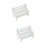 2Pièces Banc En Bois , Accessoire Décoratif Jardin Et Maison 6