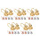 30Pièces Boucles D'oreilles Clip on Multicolores Pour Usage 4