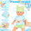 Vêtements Bébé Vert Clair Coton Pour Jeu Décoratif 9
