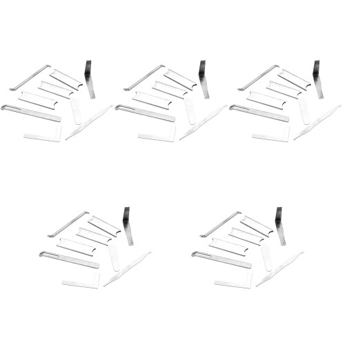 5Ensembles Outils Réparation Saxophone Clarinette Argent Maniable 2