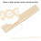 1Pièces Dentelle Décorative Beige Coton Accessoire Fait Main 8