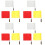 12Pièces Drapeaux De Multicolores Pour Arbitres 5