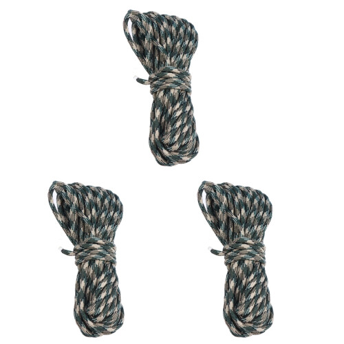 3Pièces De Parachute Paracord Multifonction Pour Usage Extérieur 1