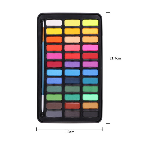 2Pièces Ensemble Peinture 36 Couleurs Pour Enfants 1