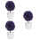 3Pièces Boules Végétales Multicolores Décor Élégant Protégé 8