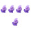 5 Pièces Perforatrice À Angle Creux Pour Papier Scrapbooking Bricolage 8