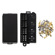 1Set Praktische Multiway Zekeringhouder Voor Auto, Plastiek+
