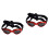 2Pièces Lunettes De Protection Rouge Pour Chiens Résistantes Ventilées 4