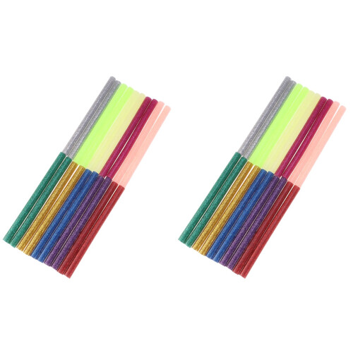 144Pièces Bâtons Colle Colorés Pour Décor 1