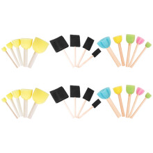 56Pièces Tampons Éponge Peinture Enfants Multi Usage Facile À Nettoyer