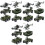 18Pièces Modèles Voitures Alliage Diecast Multicolores Jouets Et Déco 3