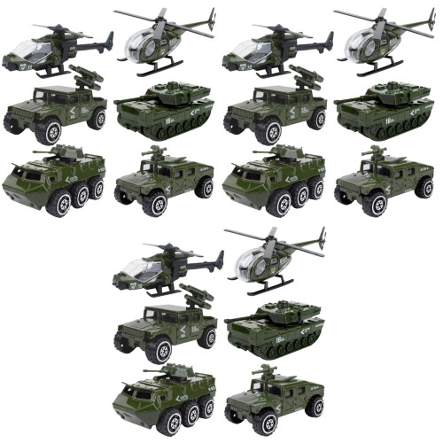 18Pièces Modèles Voitures Alliage Diecast Multicolores Jouets Et Déco 2