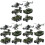 18Pièces Modèles Voitures Alliage Diecast Multicolores Jouets Et Déco 2