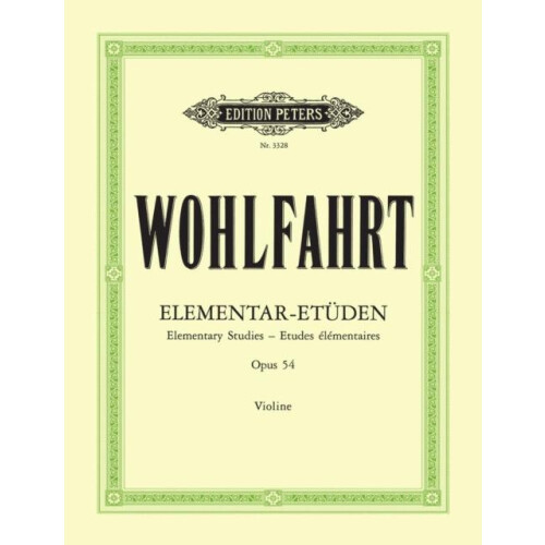 40 Elementary Studies Op. 54 for Violin Other Book