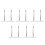 10Pièces Porte- Acier Plastique Multi Usage Extensible 9