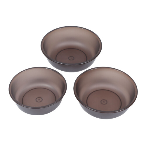 3Pièces Bols À Appâts De Compacts Portables