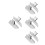 8Pcs Stainless Steel Drywall Corner Trowels Ergonomic Plastering Tools 5