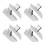 8Pcs Stainless Steel Drywall Corner Trowels Ergonomic Plastering Tools 4