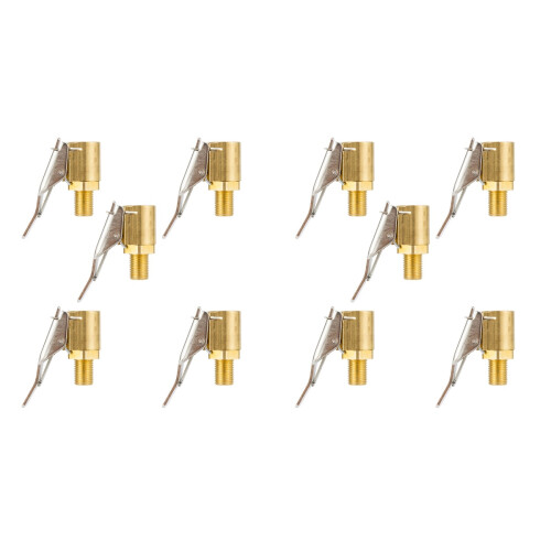 10Pièces Embouts Gonflage Cuivre Légers Multi-Couleurs 2